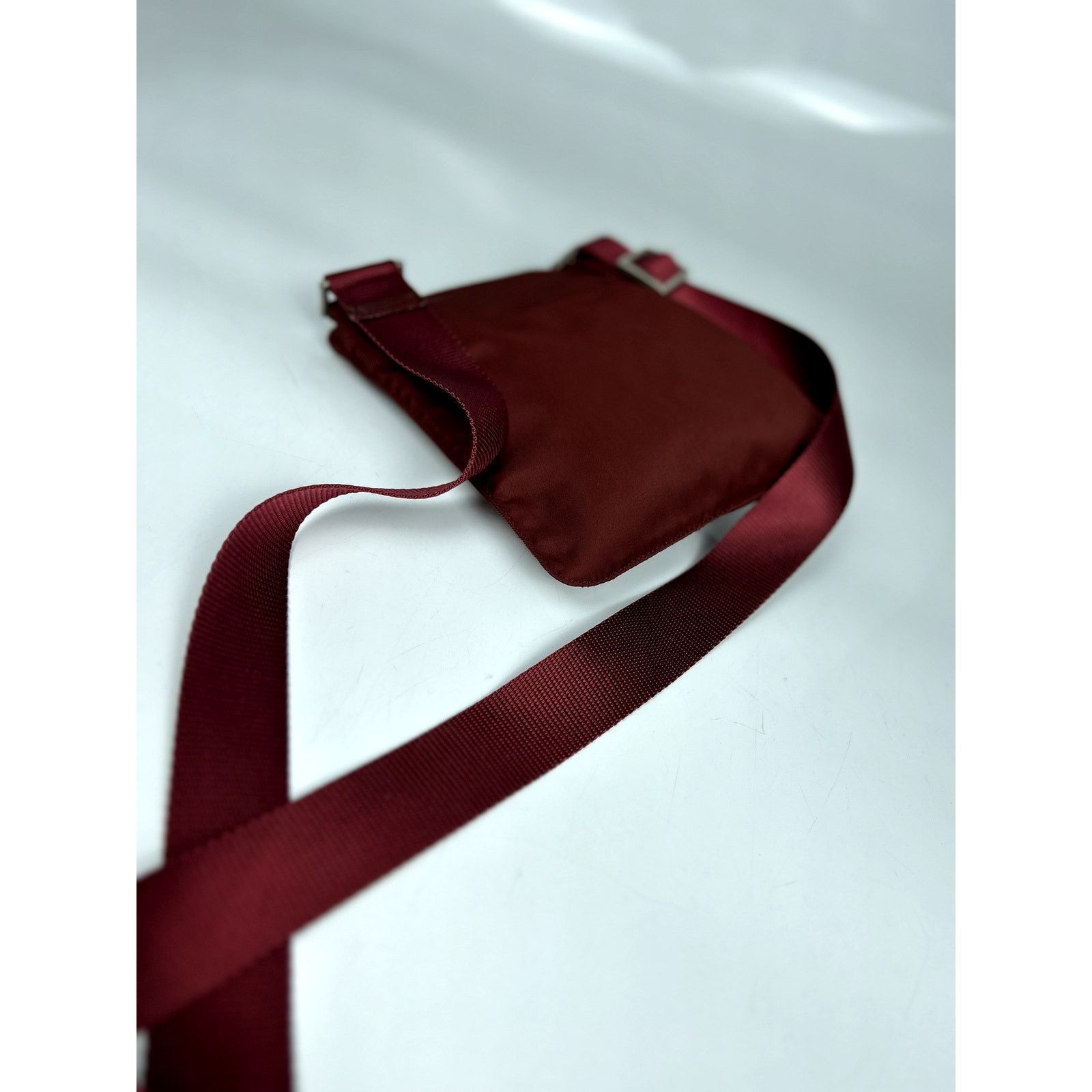 Prada Prada Nylon Red Crossbody Bag Size ONE SIZE - 6 Thumbnail