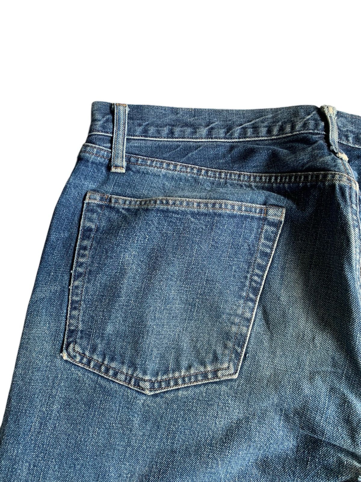 Japanese Brand × Kapital × Vintage Okura Hr Market Japanese Button Fly Selvedge Distressed Size US 34 / EU 50 - 12 Thumbnail