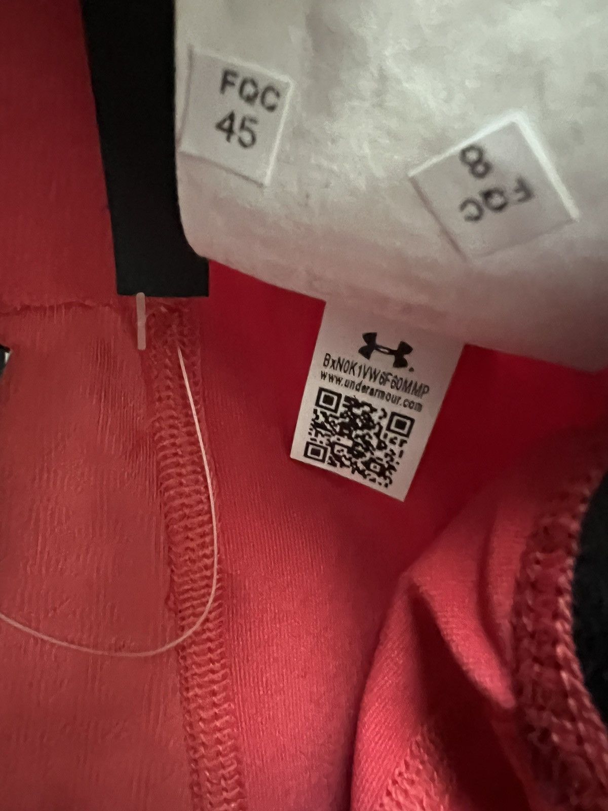 Under Armour Under Armour Medium UA RUSH Heatgear Smartform Red Leggings Size US 30 / EU 46 - 9 Thumbnail