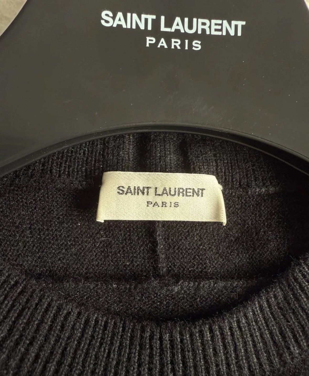 Saint Laurent Paris × Yves Saint Laurent Saint Laurent cashmere sweater SLP sweater2412-Nextarrow Size US L / EU 52-54 / 3 - 7 Thumbnail