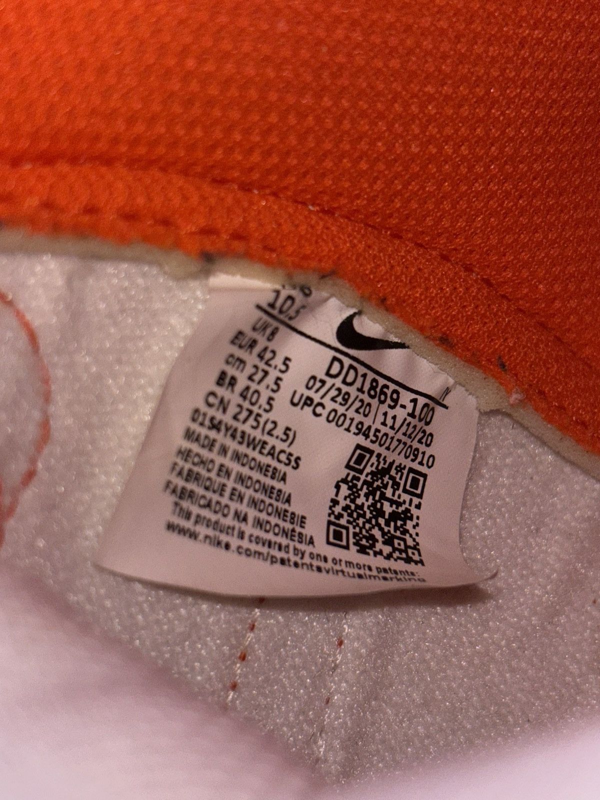 Nike Nike Dunk High Syracuse (Orange) Size US 9 / EU 42 - 8 Thumbnail