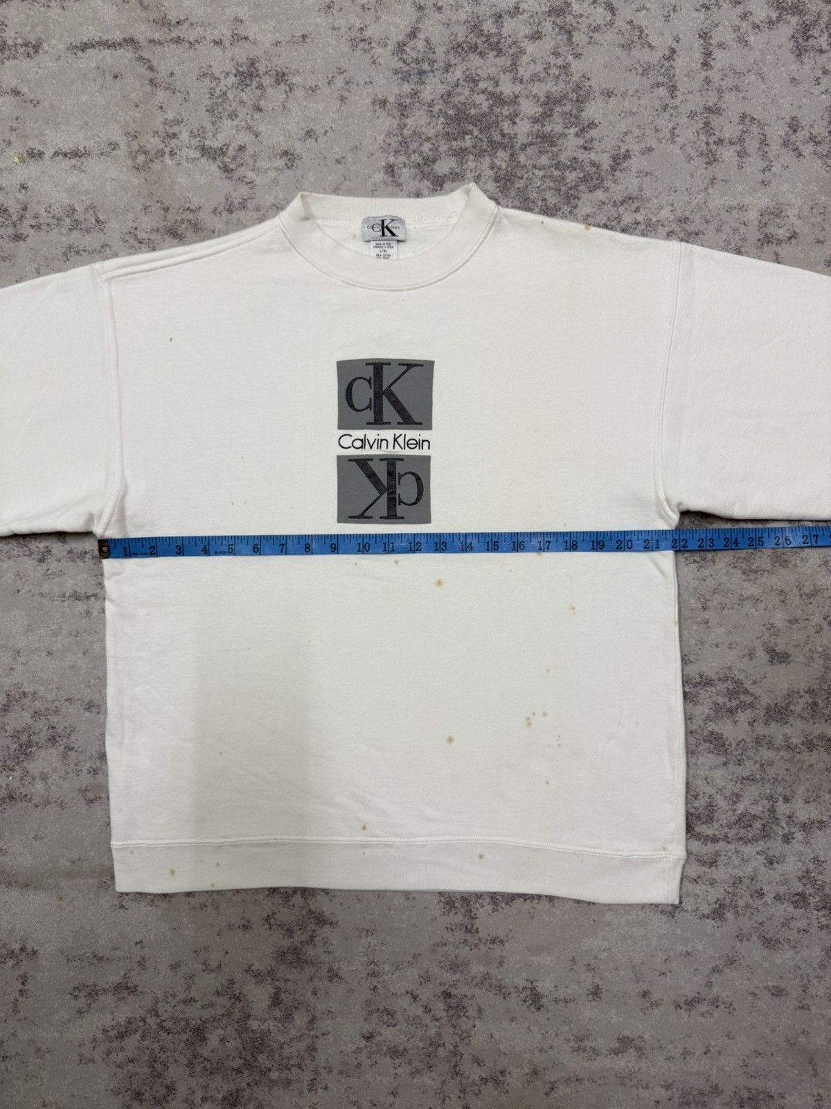Calvin Klein Vintage Calvin Klein Biglogo Sweatshirt Size US M / EU 48-50 / 2 - 14 Thumbnail