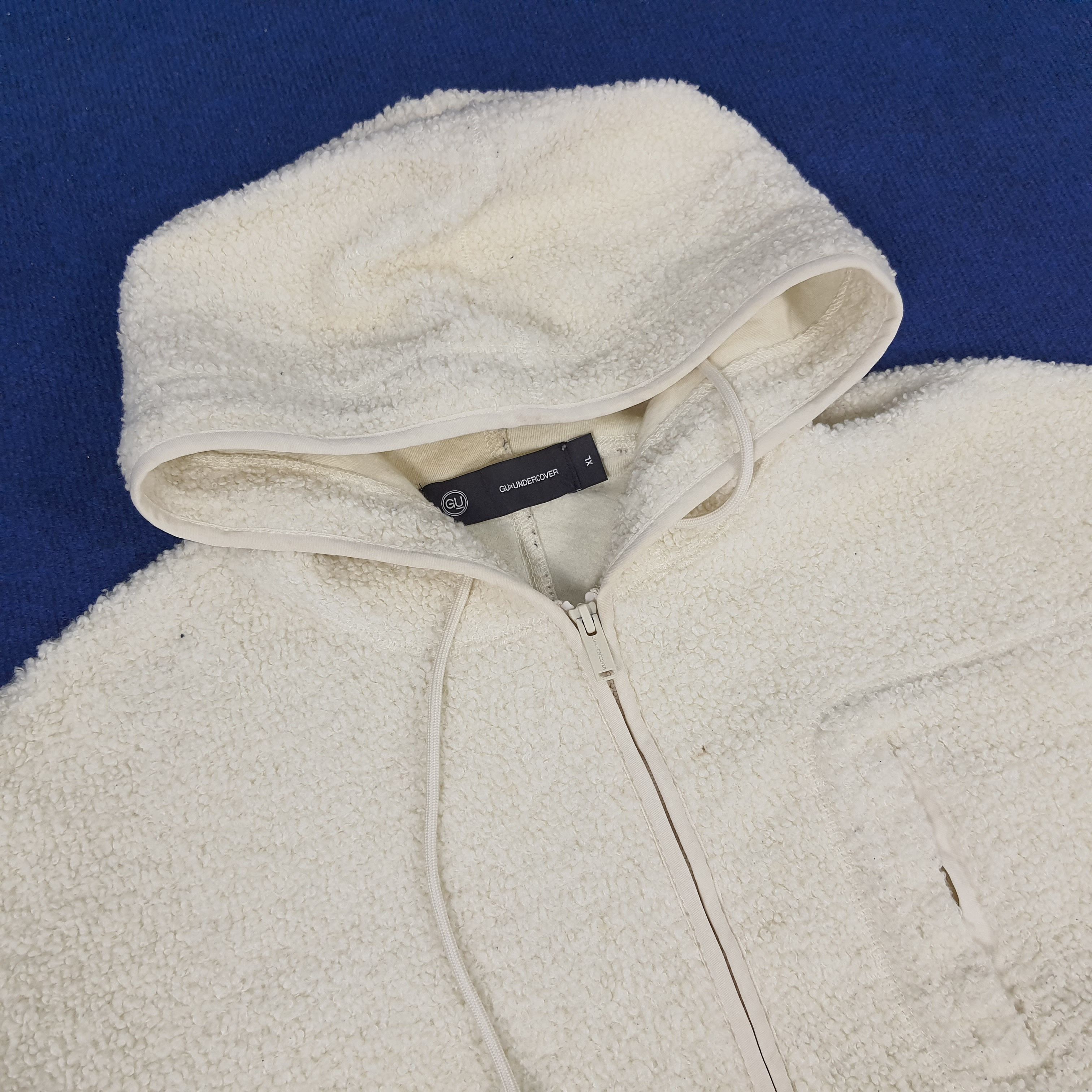 Japanese Brand × Undercover × Vintage Vintage GU x Undercover Winter Fleece Jacket Size US XL / EU 56 / 4 - 4 Thumbnail