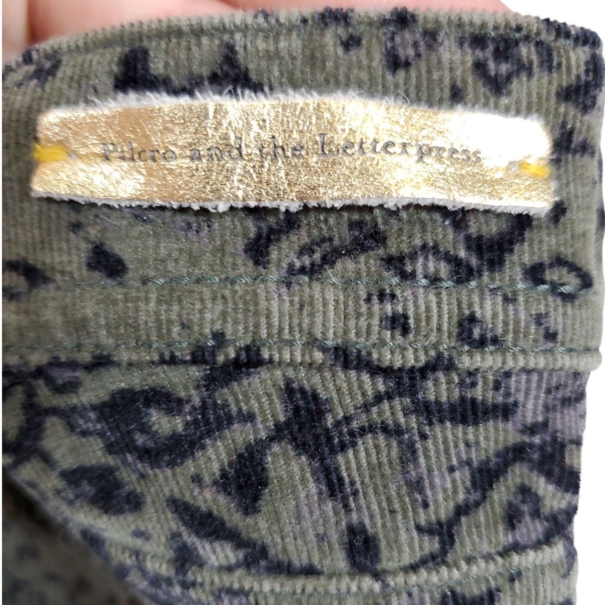 Anthropologie Anthropologie | Damask Fit Serif Mini Cords| Size 23 Size 23" - 5 Thumbnail