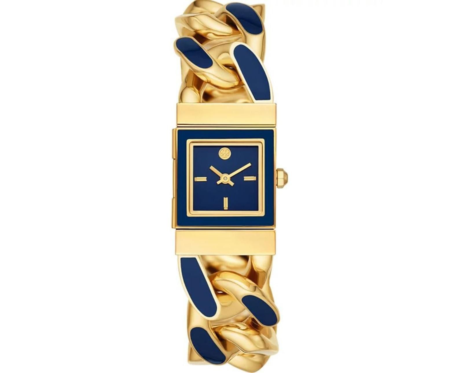 Other NEW Tory Burch Tilda Navy Blue Gold Tone Stainless Watch Size ONE SIZE - 1 Thumbnail