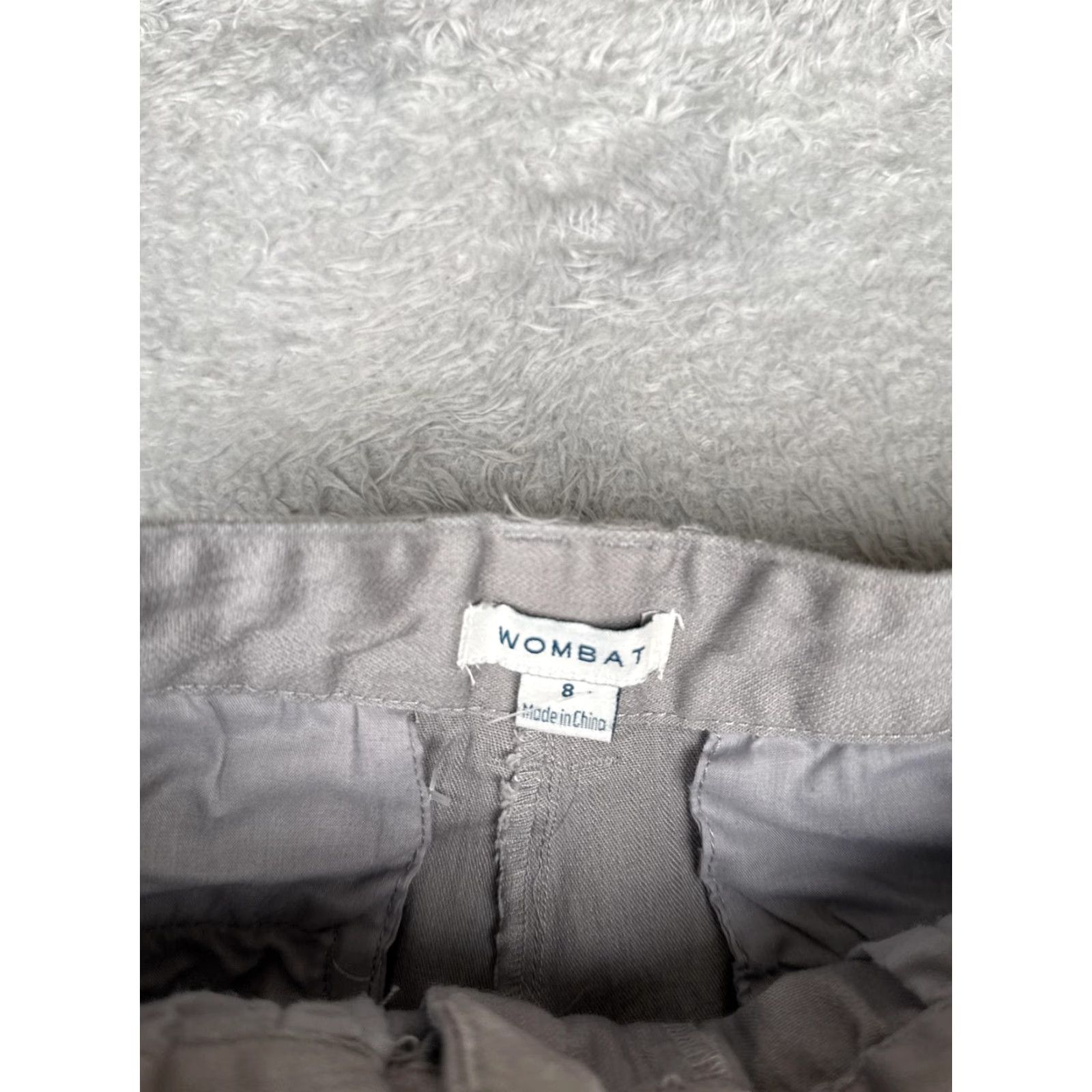 Denime Wombat Womens Jeans Crop Mid Rise 8 Gray Regular Fit Denim 26x22 Size 30" / US 8 / IT 44 - 6 Thumbnail