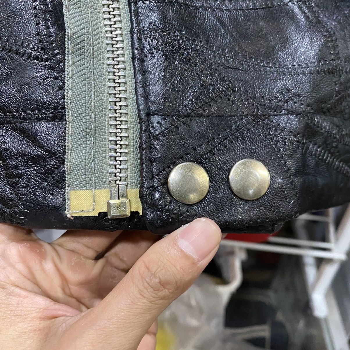 Acne Studios CRAZY VINTAGE 1997‼️ Acne Action Jeans leather biker jacket Size US S / EU 44-46 / 1 - 15 Thumbnail