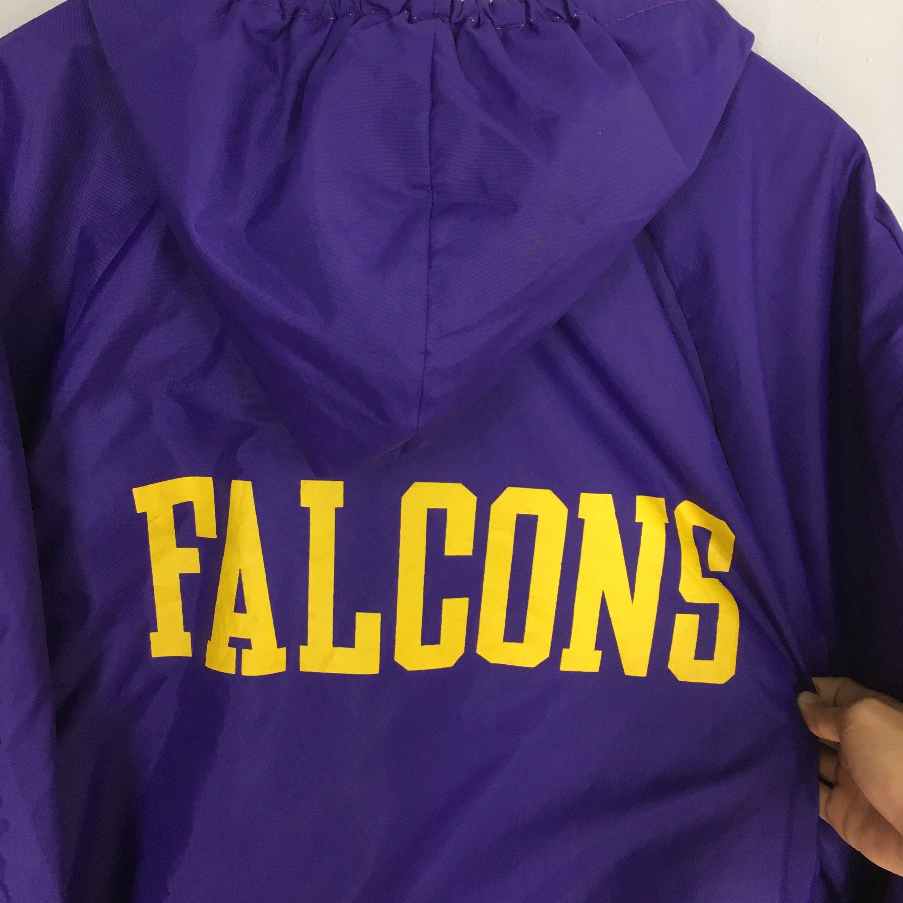 NFL Vintage 90s NFL Atlanta Falcons Hoodie Jacket Large Size US L / EU 52-54 / 3 - 2 Thumbnail