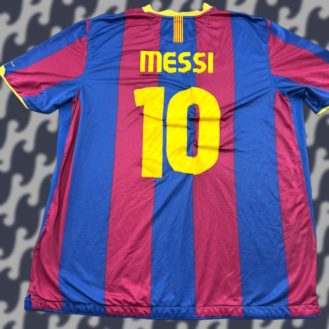 Nike Nike Barcelona 2010-2011 Home Lionel Messi #10 Football Jersey Mens 2XL T-Shirt Football Size US XXL / EU 58 / 5 - 1 Thumbnail