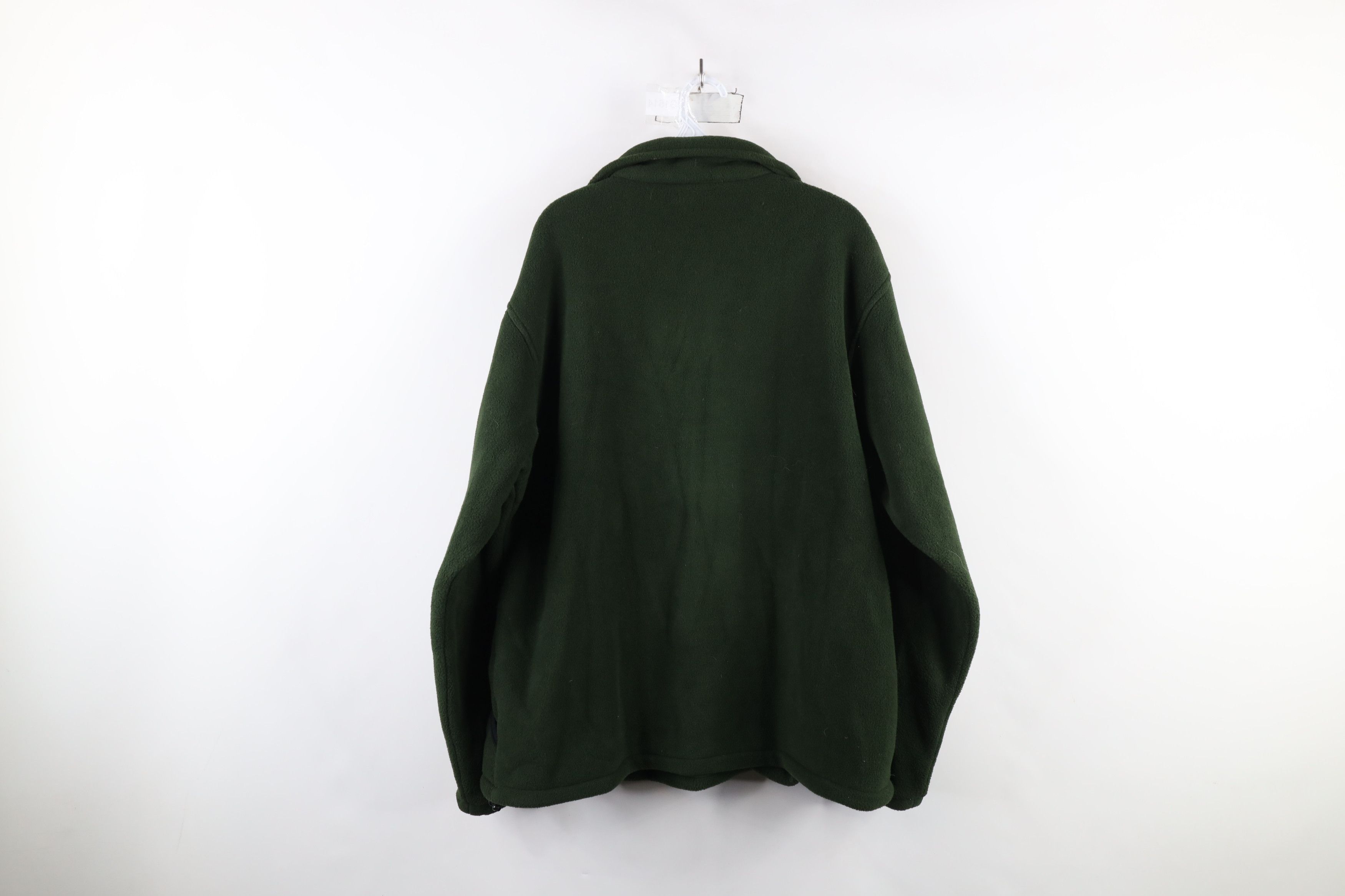 Cabelas × Vintage Vintage 90s Cabelas Half Zip Fleece Pullover Sweater Green Size US L / EU 52-54 / 3 - 9 Thumbnail