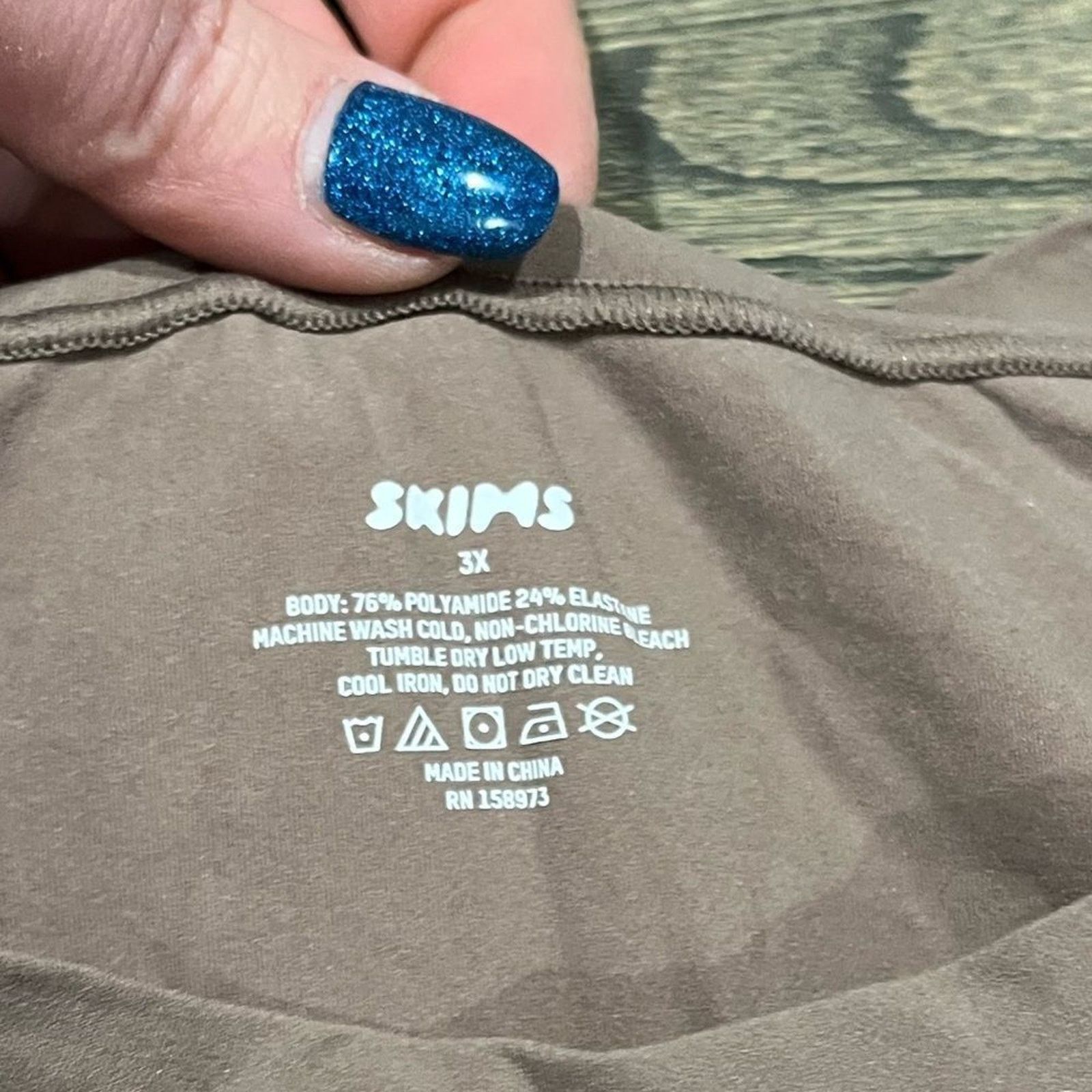 SKIMS NWT Skims Fits Everybody Super Cropped T-Shirt Umber 3X Size 3XL / US 20-22 - 2 Thumbnail