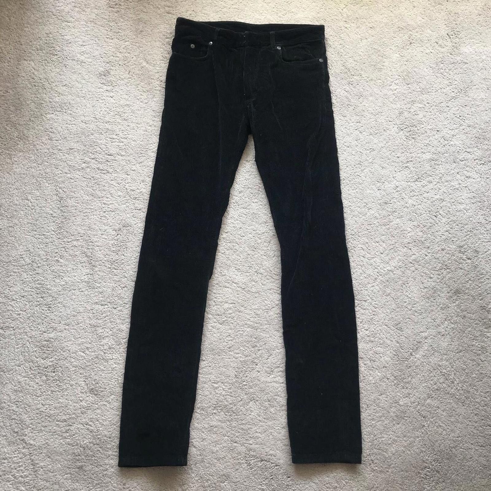 Maison Margiela Margiela Black Corduroy Trousers Size US 28 / EU 44 - 1 Thumbnail