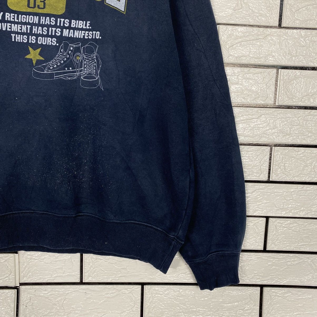 Japanese Brand Vintage Sweatshirt Converse Big Logo Size US L / EU 52-54 / 3 - 6 Thumbnail