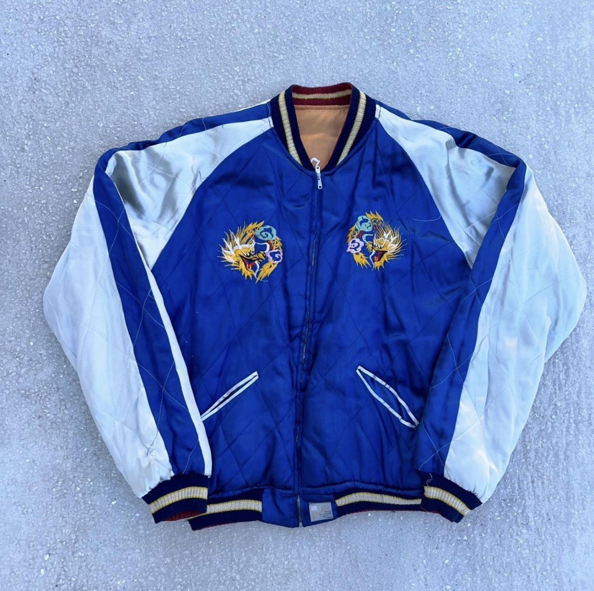 Vintage Vintage 1950’s Korea Sukajan Souvenir Jacket Size US XL / EU 56 / 4 - 4 Thumbnail