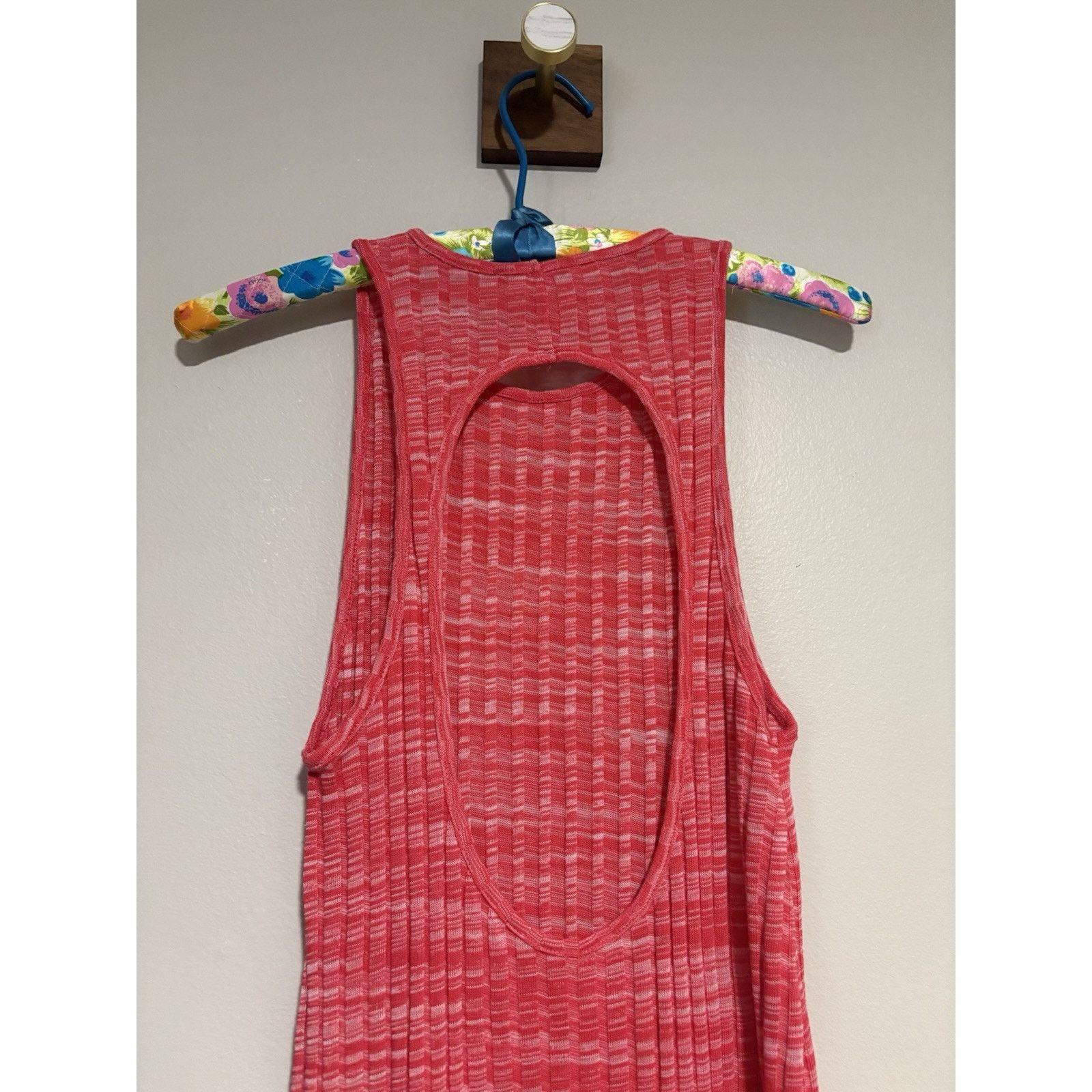 Zara Zara Pink Ribbed Long Form Fitted Dress Size Small Women’s Size S / US 4 / IT 40 - 6 Thumbnail