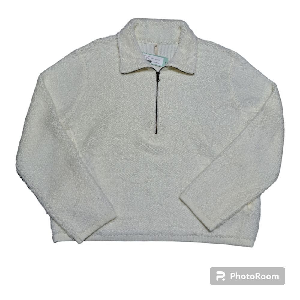 Other Teeberry & Weave Golly Sherpa Fur Quarter Zip Pullover Off W Size 3XL / US 20-22 - 8 Thumbnail