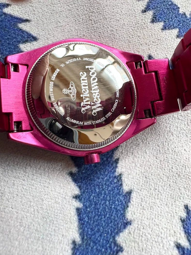 Vivienne Westwood Vivienne Westwood Vintage Let it rock Electric Pink Watch Size ONE SIZE - 9 Thumbnail