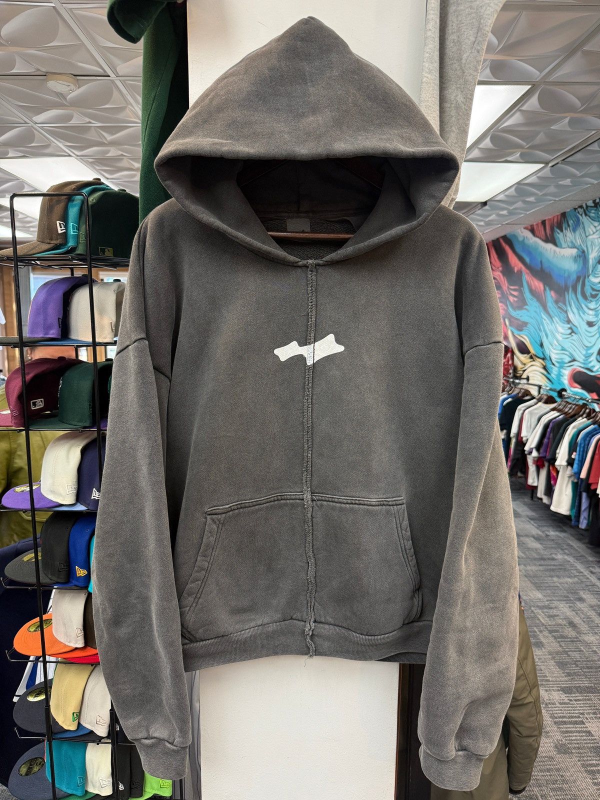 SKYLRK SKYLRK Zip Blue Hoodie | Grailed