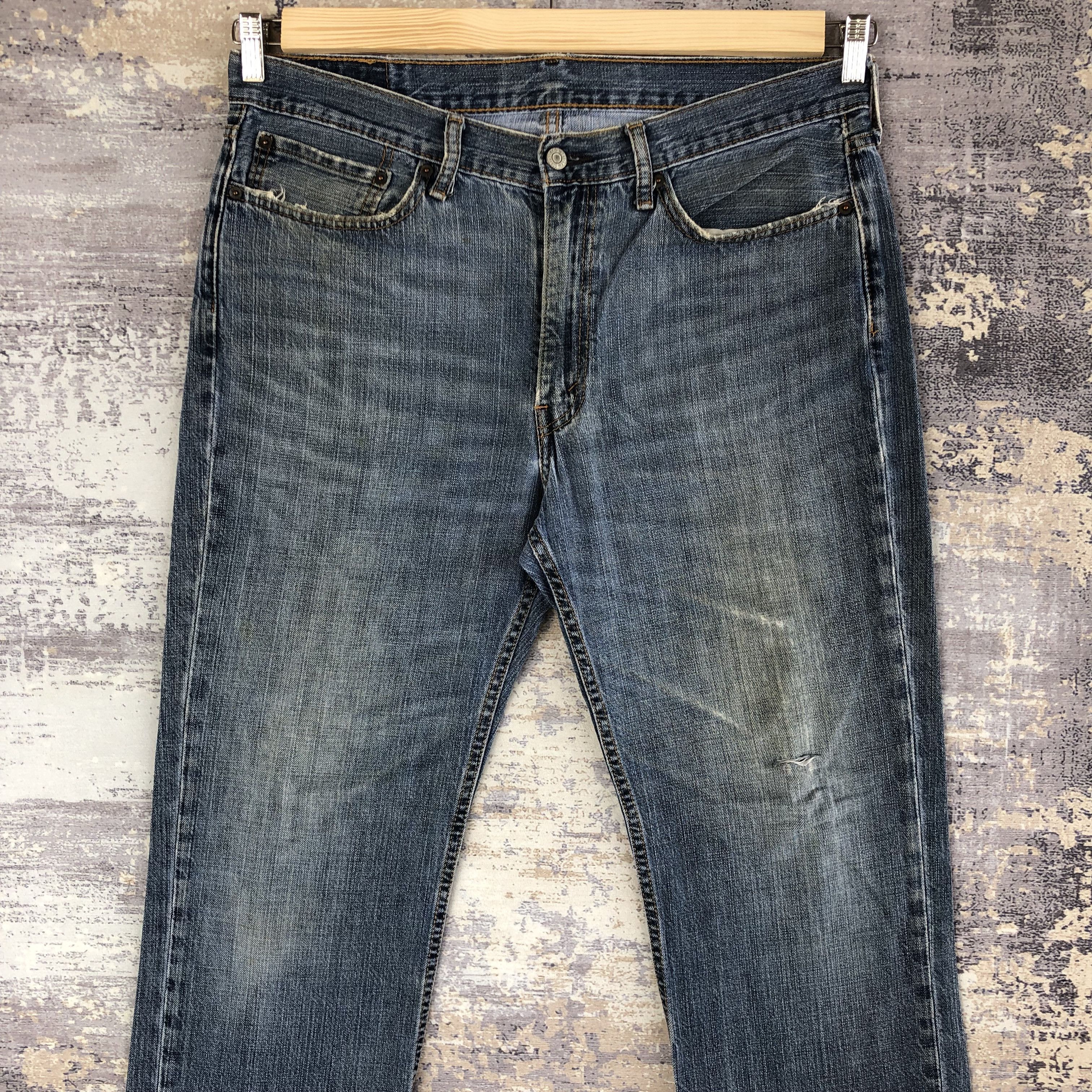Levi's Vintage Levis 514 Jeans Levi's Dark Blue Wash Denim Pants Size US 36 / EU 52 - 3 Thumbnail