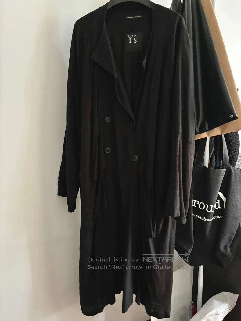 Yohji Yamamoto Yohji Yamamoto Y's Asymmetrical Long Coat. Size US M / EU 48-50 / 2 - 1 Thumbnail