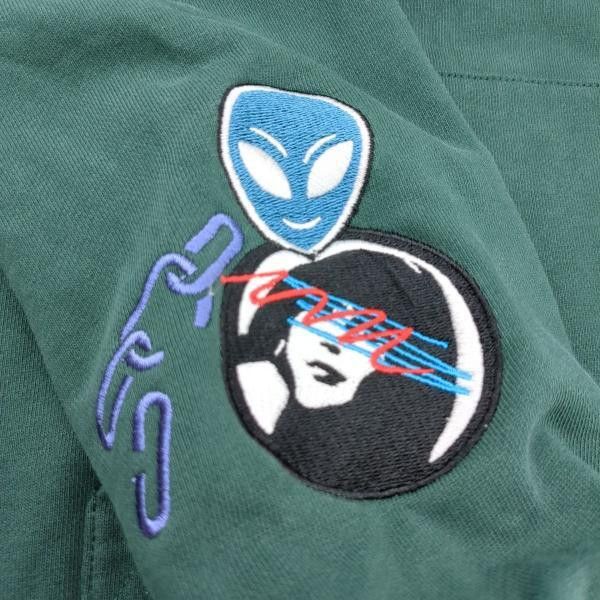Hysteric Glamour 2006 Genzai Patchwork Logo Zip Up Hoodie Size US M / EU 48-50 / 2 - 5 Thumbnail