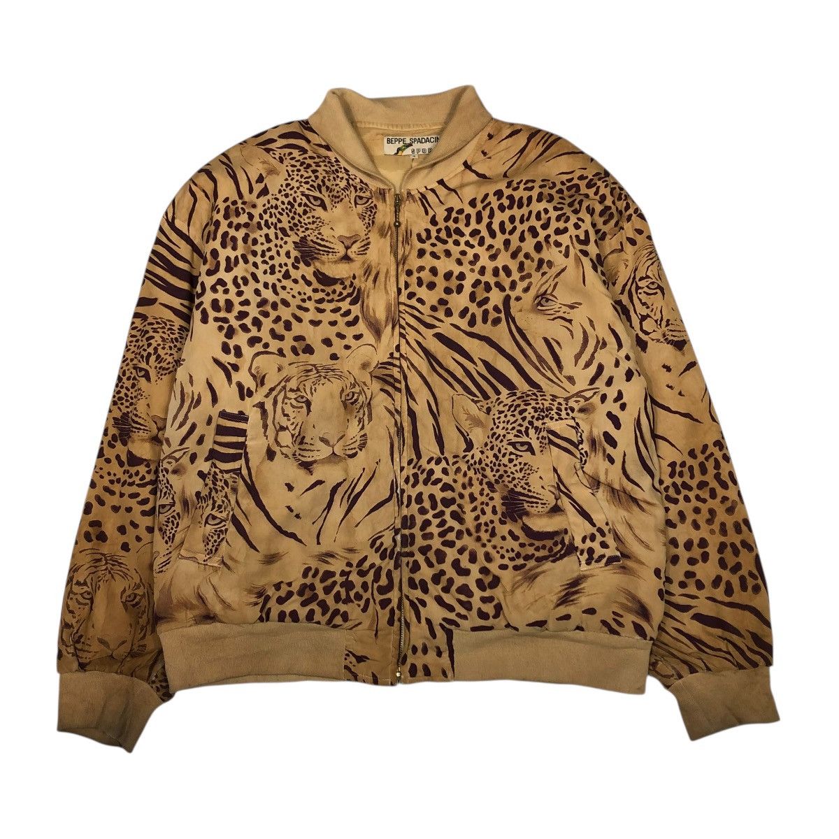 Hysteric Glamour 🔥VINTAGE BOMBER JACKET BEPPE SPADACINI SPORTS TIGER STYLE Size US M / EU 48-50 / 2 - 1 Thumbnail
