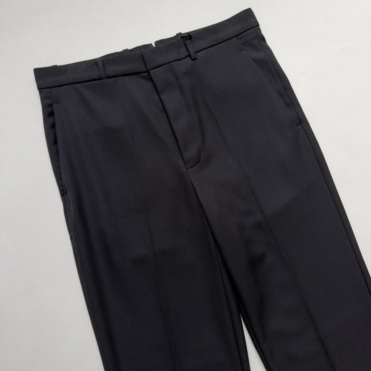 Ann Demeulemeester ‘Stanis’ Black Wool Wide Leg Pants Size US 34 / EU 50 - 8 Thumbnail