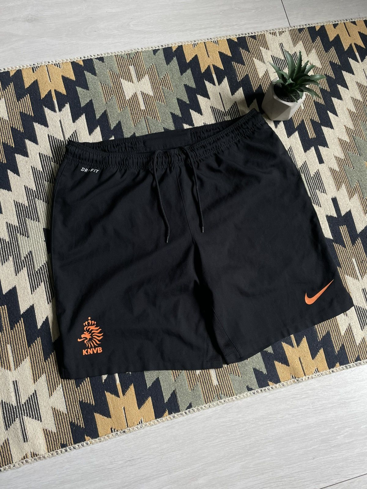 Nike × Vintage Vintage Nike Netherland Holland National Soccer Shorts Size US 34 / EU 50 - 2 Thumbnail