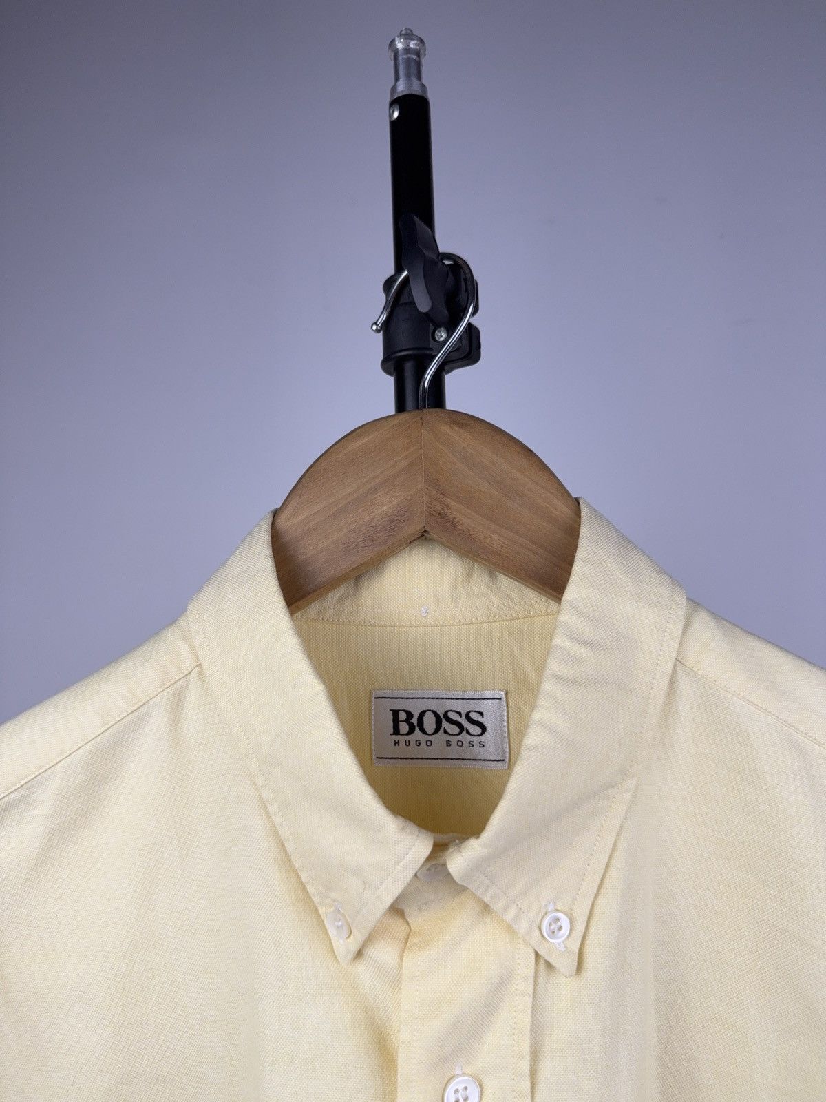Hugo Boss Vintage 90s Hugo Boss Italy Dog Embroidered Button Shirt 🐾 Size US L / EU 52-54 / 3 - 9 Thumbnail