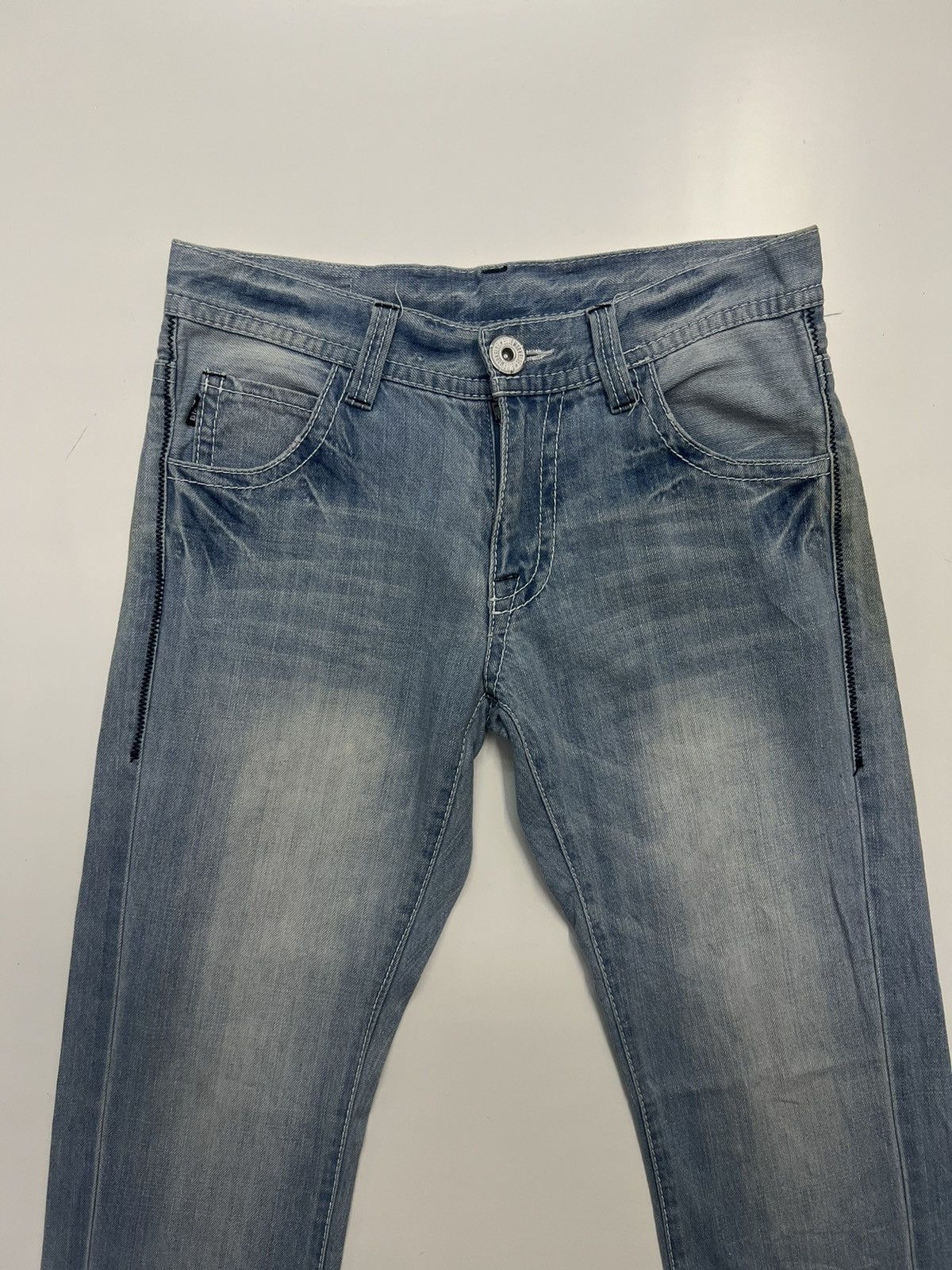 Japanese Brand Blue MoonBlue Denim Jeans Size 32 Size US 32 / EU 48 - 5 Thumbnail