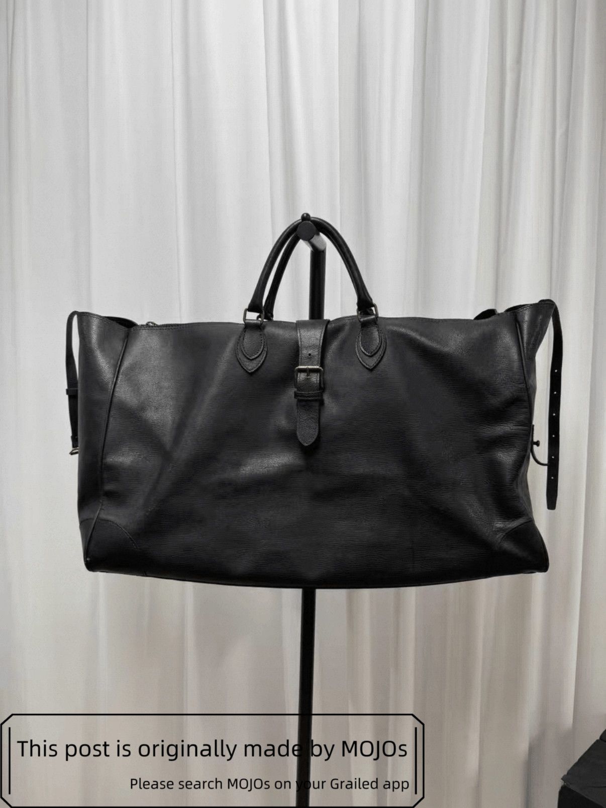 Comme des Garcons Rare Large Studded Leather Carry Bag | Grailed