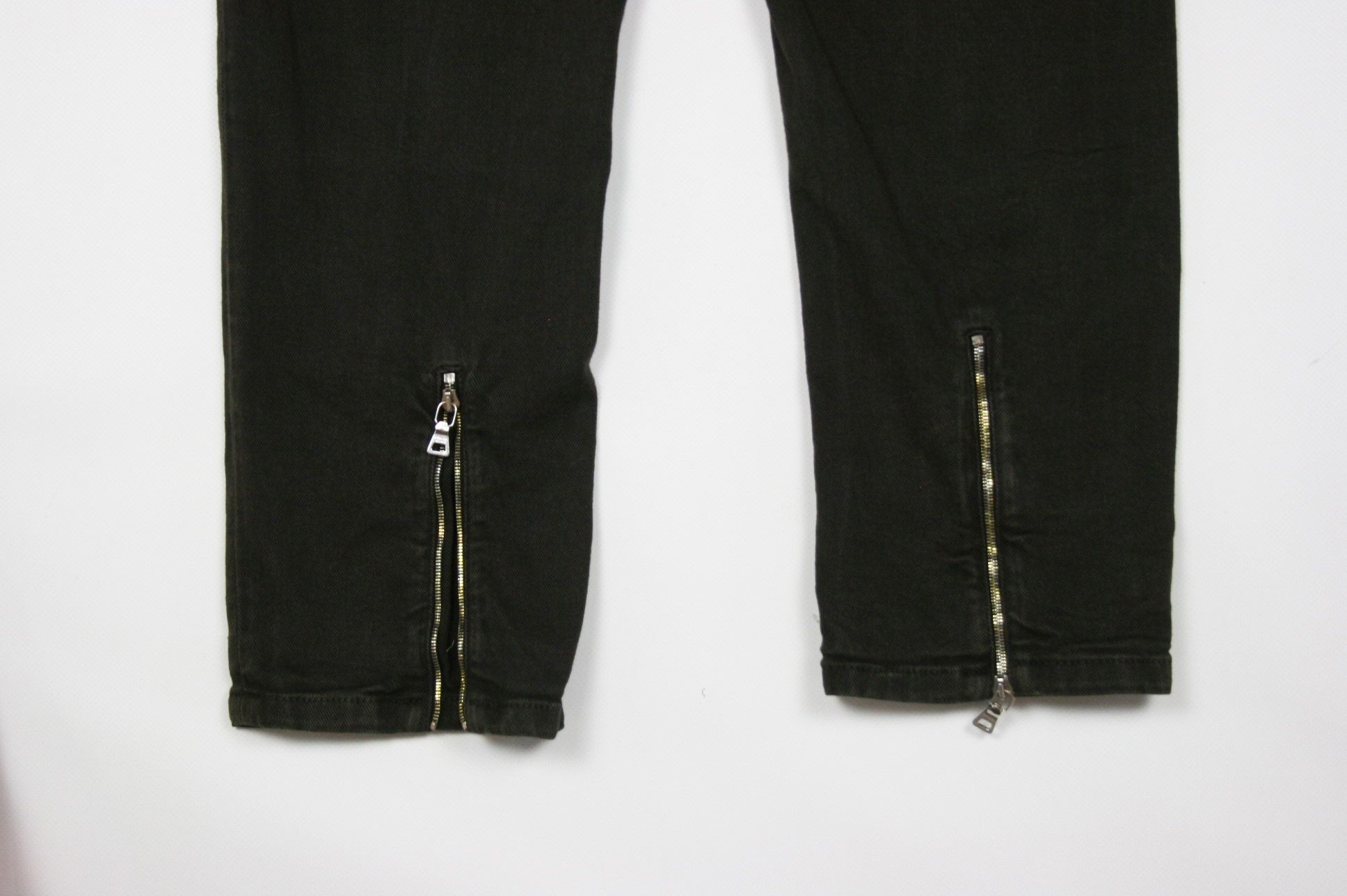 Prada 2006 Cropped Zippers Jeans Vintage Size 27" / US 4 / IT 40 - 6 Thumbnail