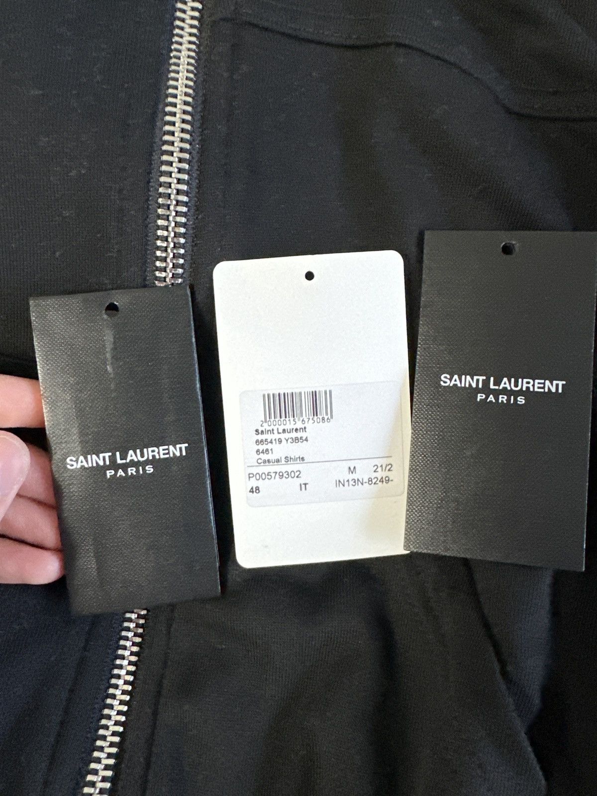 Saint Laurent Paris Saint Laurent Checkered Zip Up Jacket Size US M / EU 48-50 / 2 - 5 Thumbnail