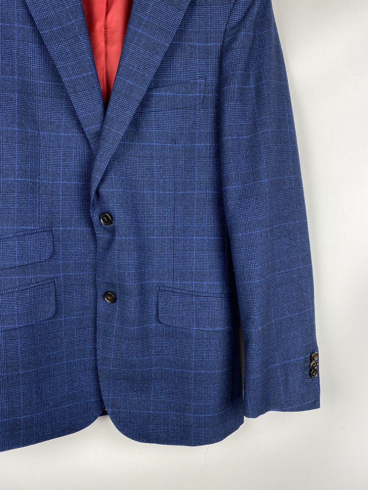 Suitsupply Suitsupply Carlo Barbera Sienna wool checked blazer jacket Size 36R - 8 Thumbnail