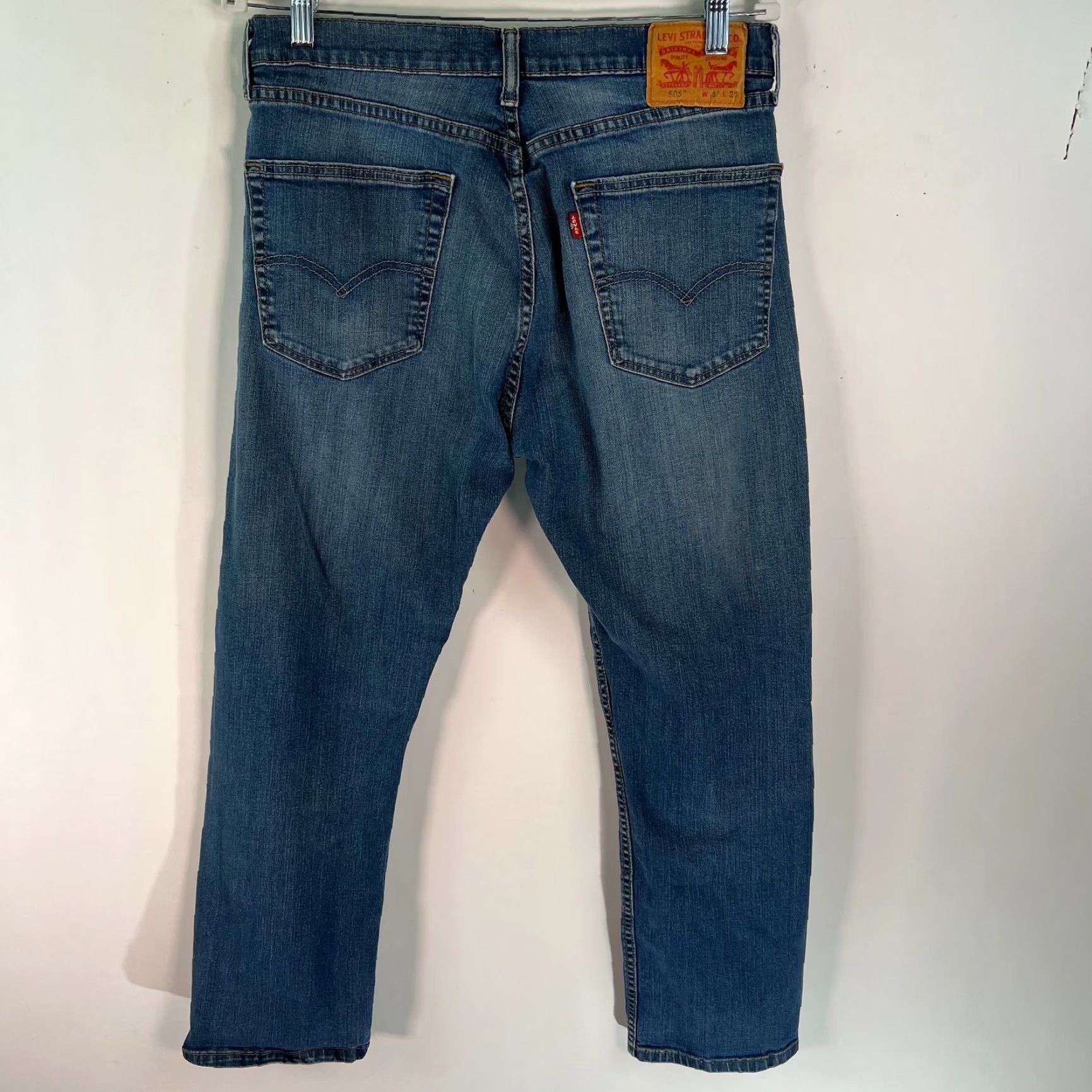 Levi's Levi's Jeans Mens 34X29 Blue Denim Regular Fit 5-Pocket Button Size US 34 / EU 50 - 2 Thumbnail