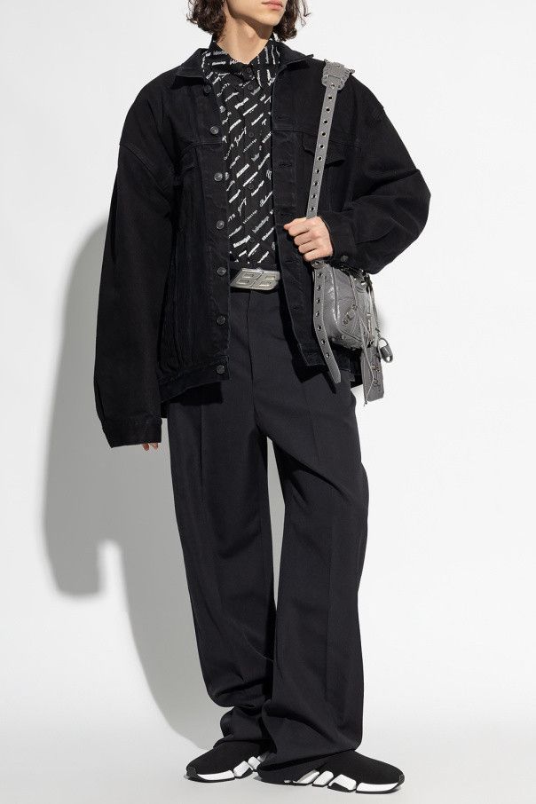 o1mt1gz0924 Oversized Jacket in Black