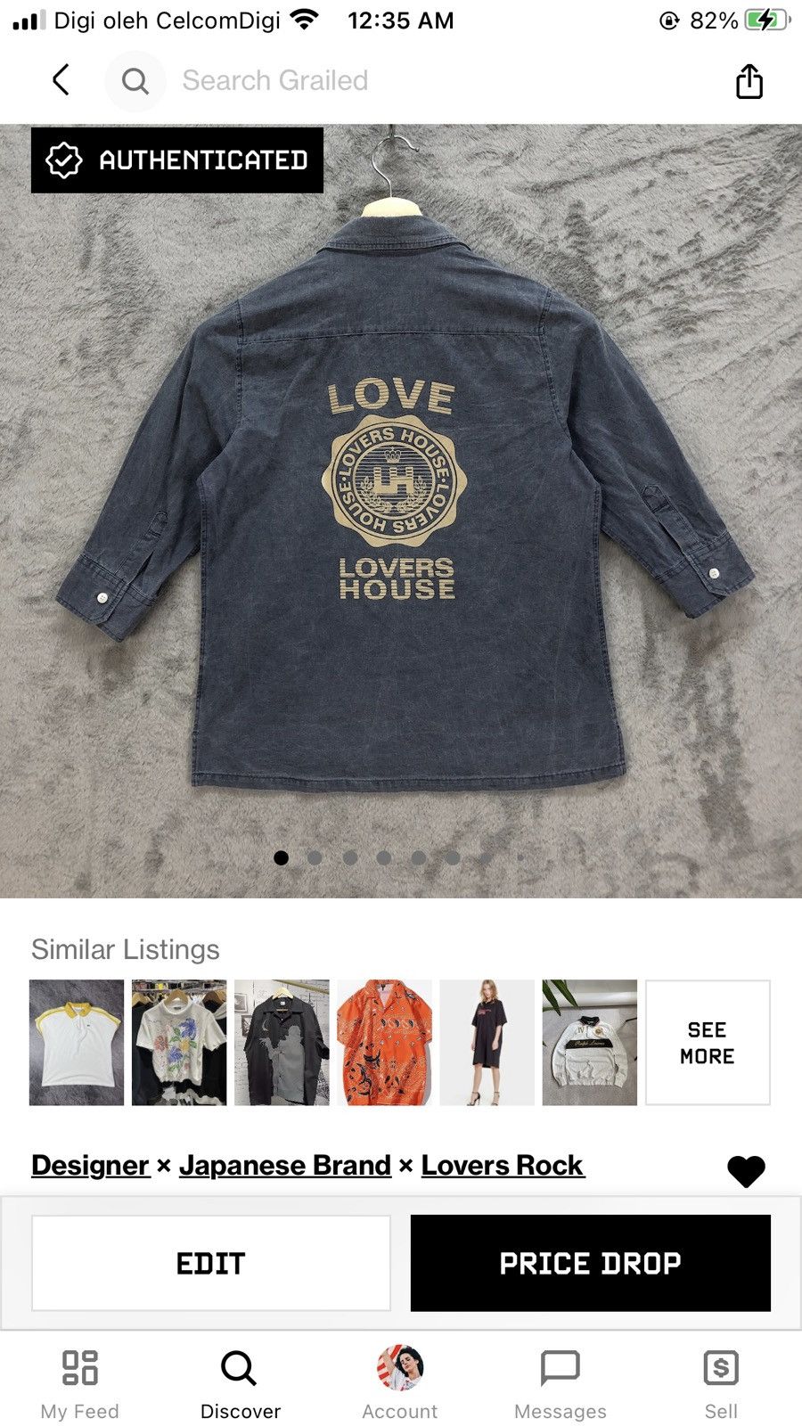 Japanese Brand LOVERS HOUSE SUPER LOVERS QUARTER SLEEVE POLO #6052-219 Size M / US 6-8 / IT 42-44 - 12 Thumbnail