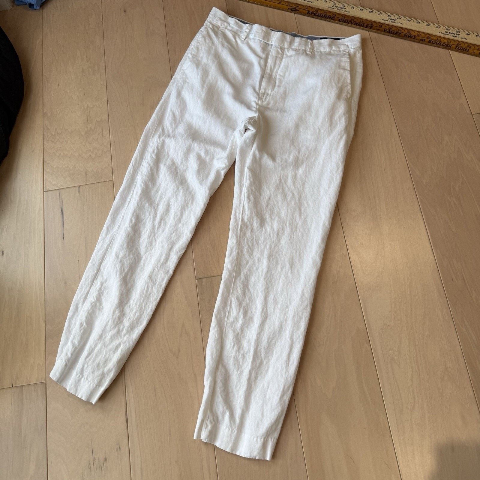 Polo Ralph Lauren Polo Ralph Lauren Linen Pants 34 White Minimalist Sportswear Size US 34 / EU 50 - 11 Thumbnail