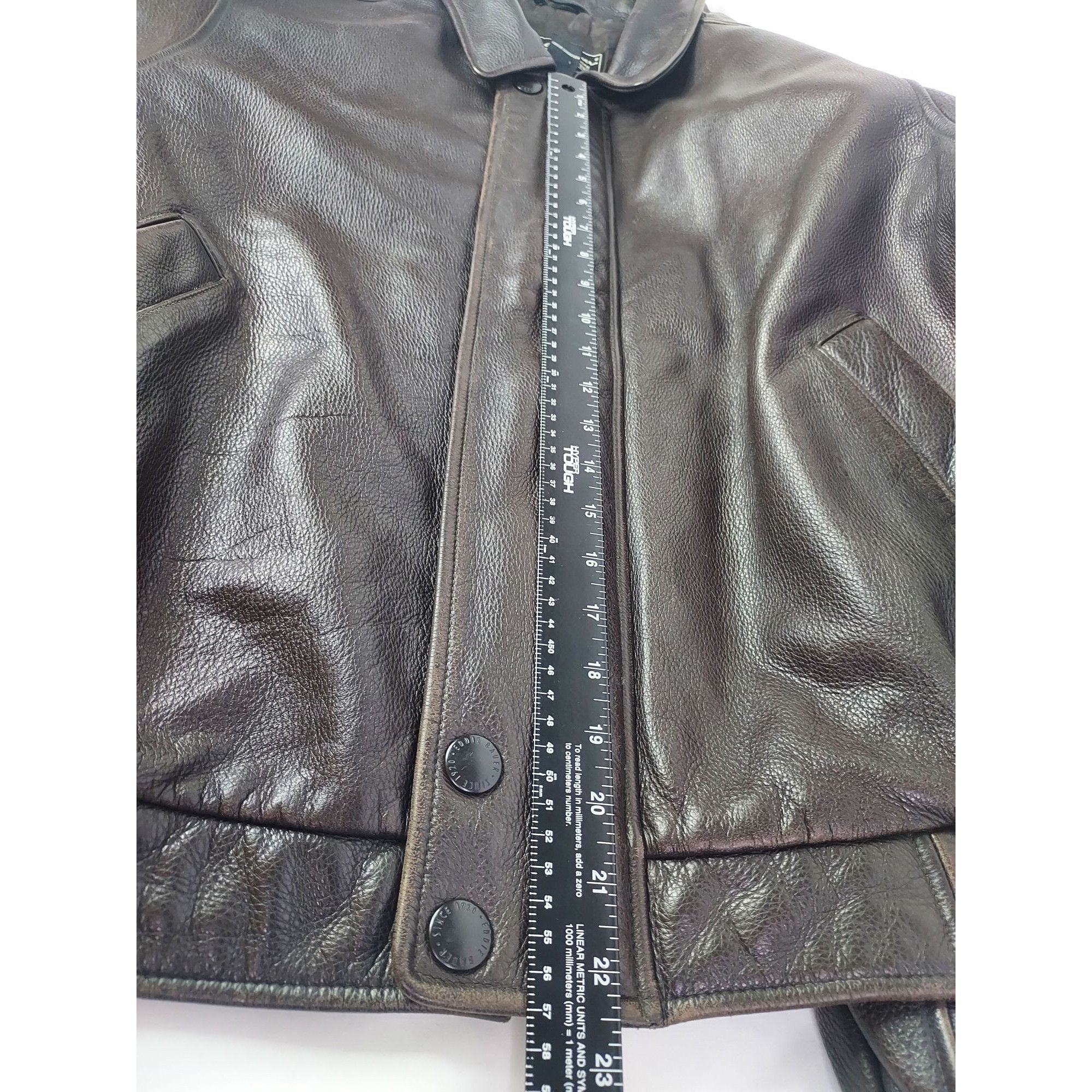 Eddie Bauer Eddie Bauer Men's Leather Jacket L Brown Genuine Leather Dis Size US L / EU 52-54 / 3 - 20 Thumbnail