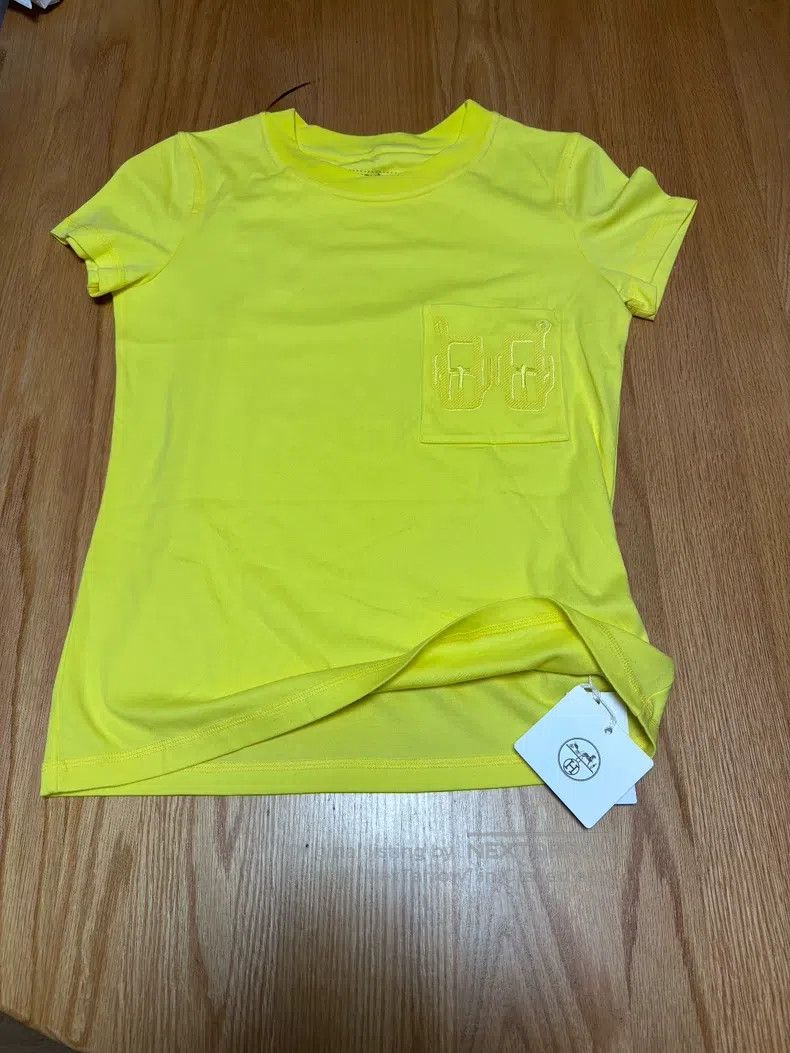 Hermes Hermes Women's short-sleeved T-shirt, bright yellow with c Size XXS / US 00 / IT 34 - 1 Thumbnail
