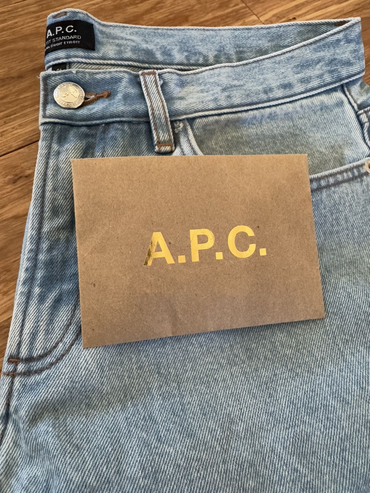 A.P.C. × JJJJound Jjjjound A.P.C. Petit Standard blue denim Size US 31 - 9 Thumbnail