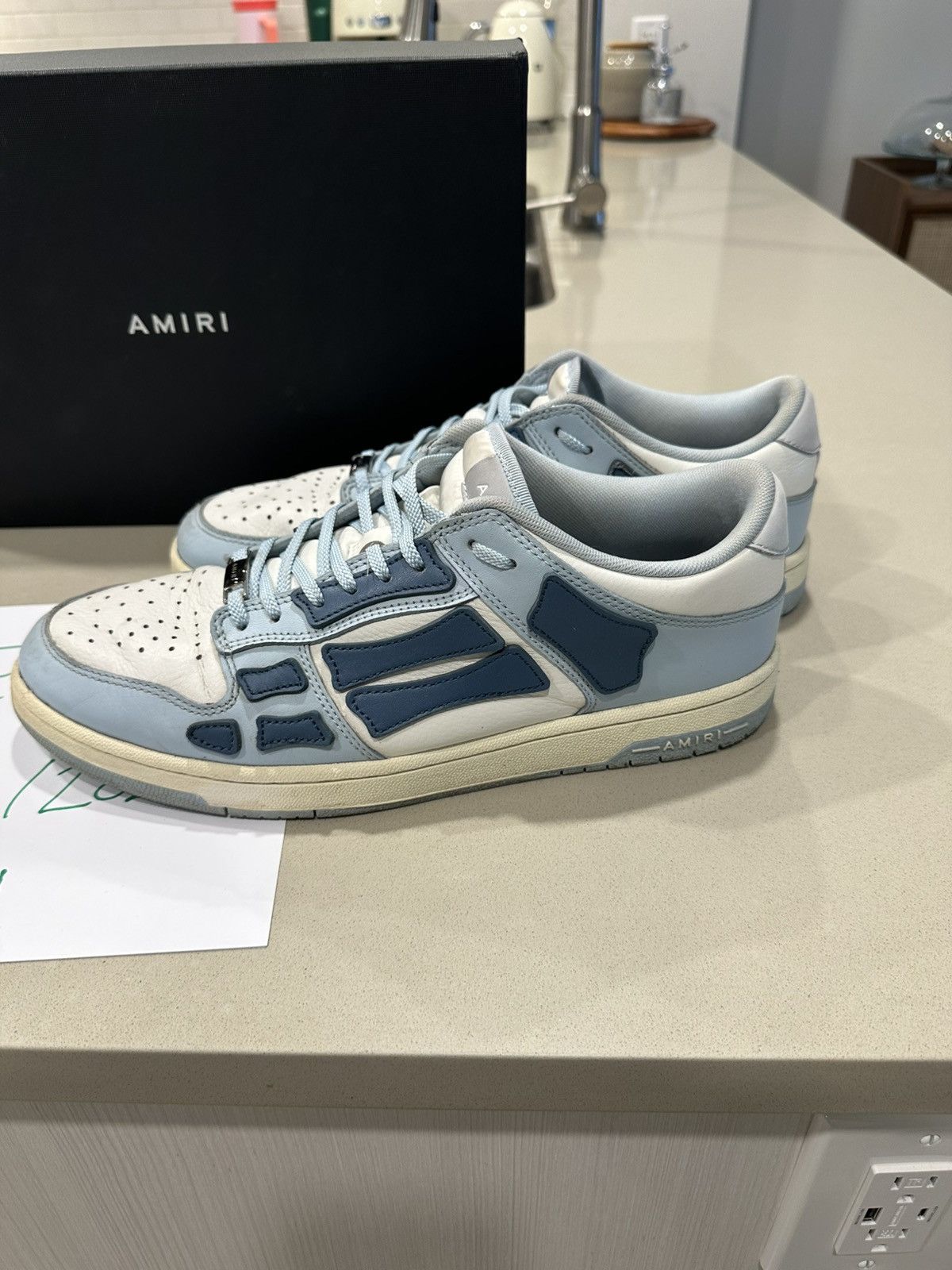 Amiri Amiri Skeleton Low Top Sneaker Size 12 Size US 12 / EU 45 - 5 Thumbnail