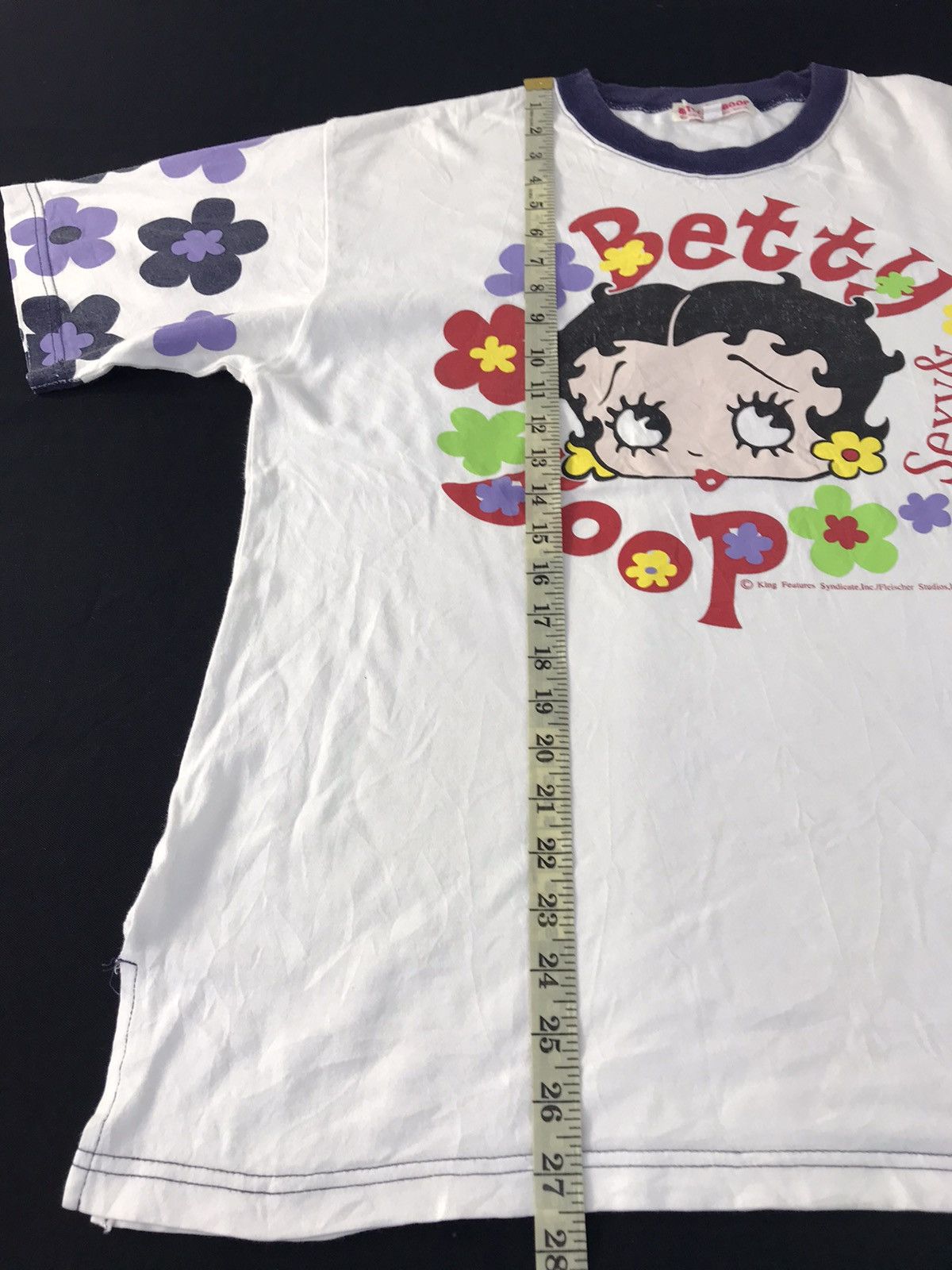 Japanese Brand Betty Boop Sexy & Sassy Floral Crewneck Printed Tee T-shirt Size L / US 10 / IT 46 - 10 Thumbnail