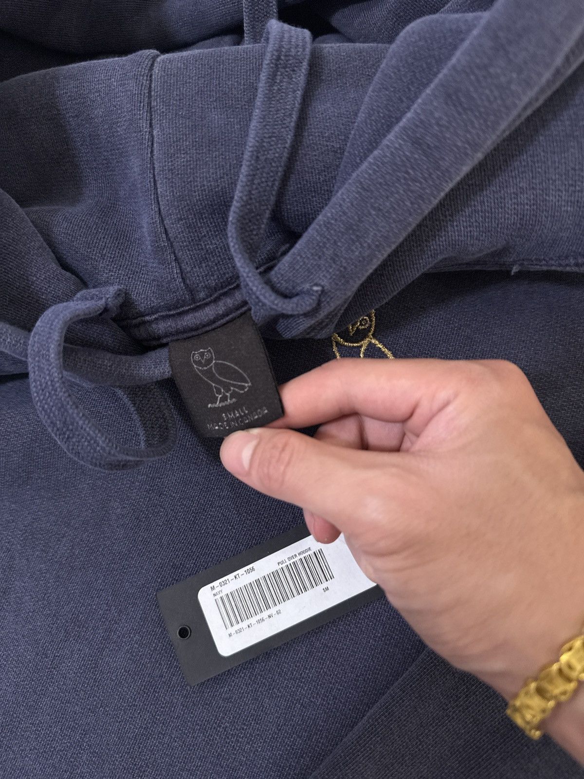 Drake × October's Very Own Octobers Very Own Garment Dye Pullover Hoodie Navy Size US S / EU 44-46 / 1 - 4 Thumbnail
