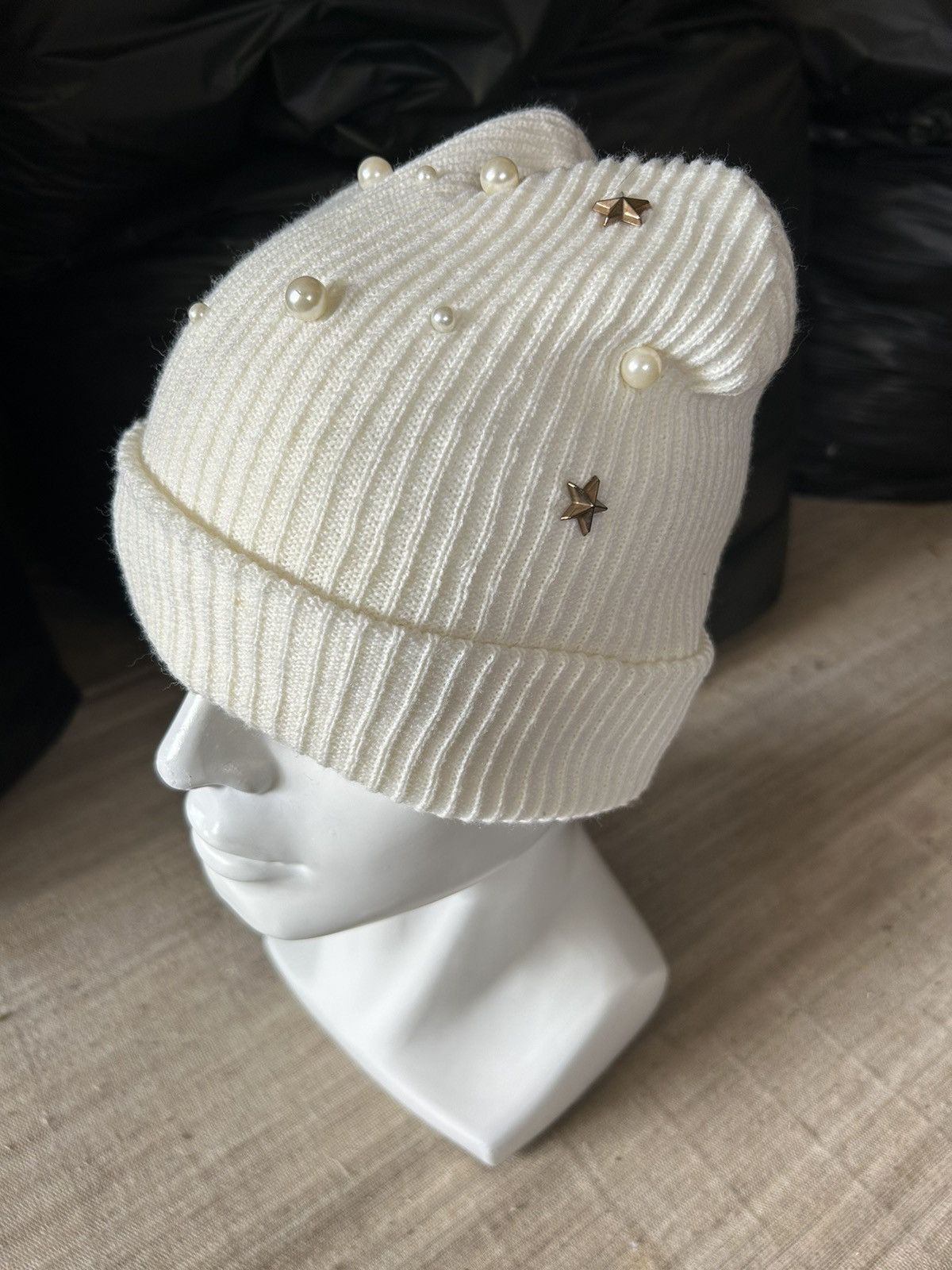 Japanese Brand × Kapital × Vintage Punk Bondage Style Japanese Rare Beanie Hats 🎌☠️ Size ONE SIZE - 2 Thumbnail
