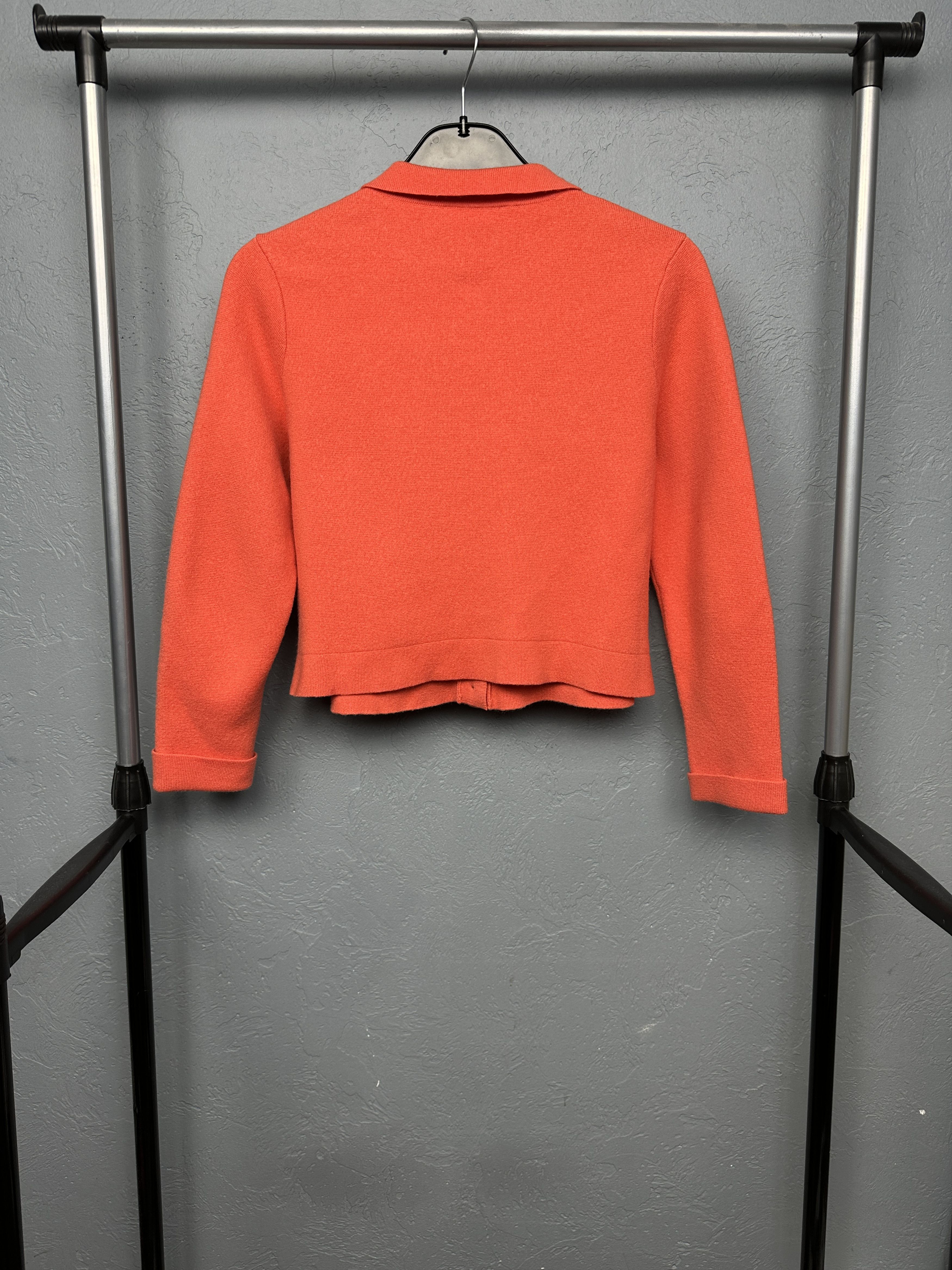 Sezane SEZANE Betty Cardigan 100% Merino Wool Jacket Size S / US 4 / IT 40 - 5 Thumbnail