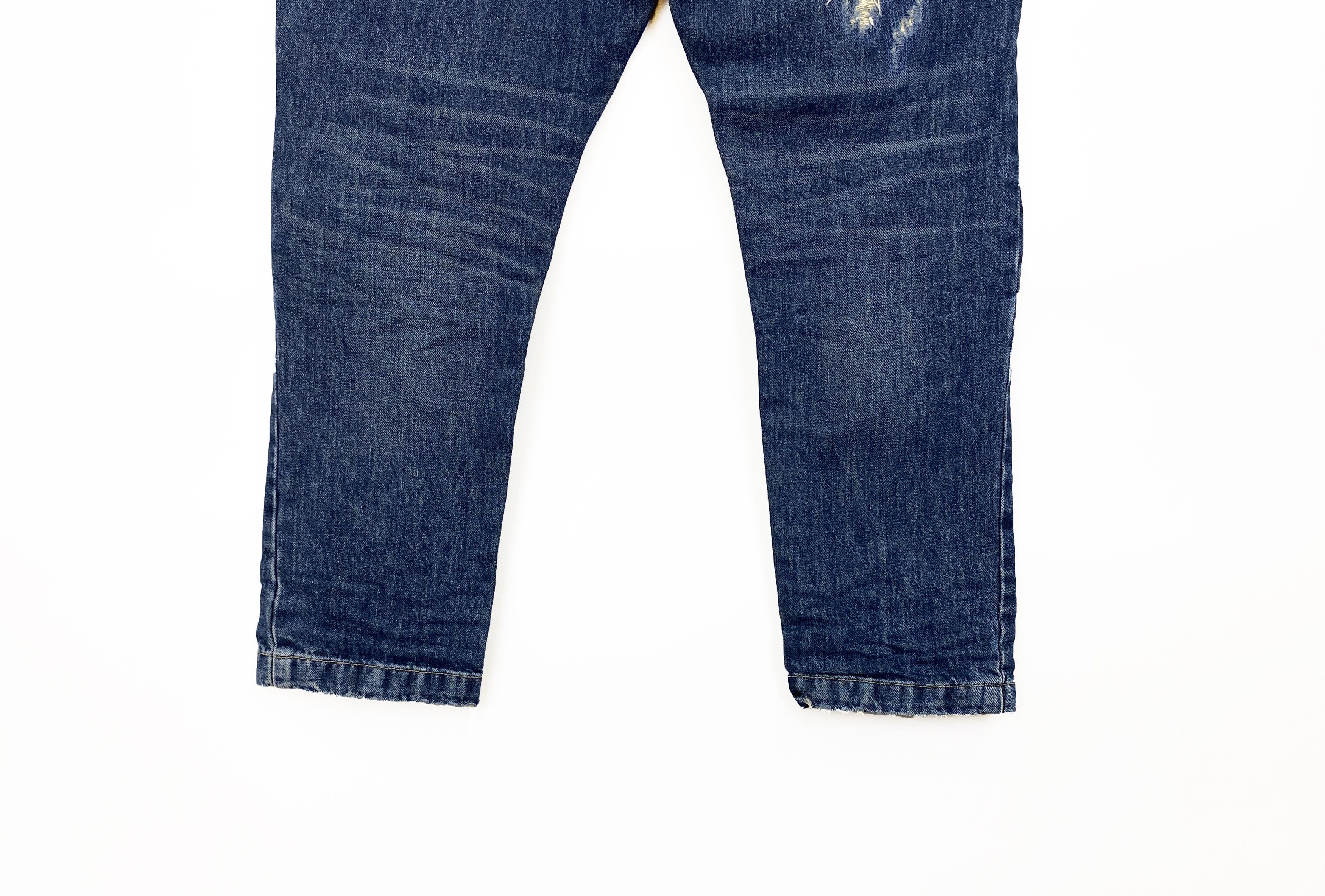 Diesel Black Gold NEW Diesel Black Gold Distressed Patchwork Denim Jeans Size US 28 / EU 44 - 10 Thumbnail