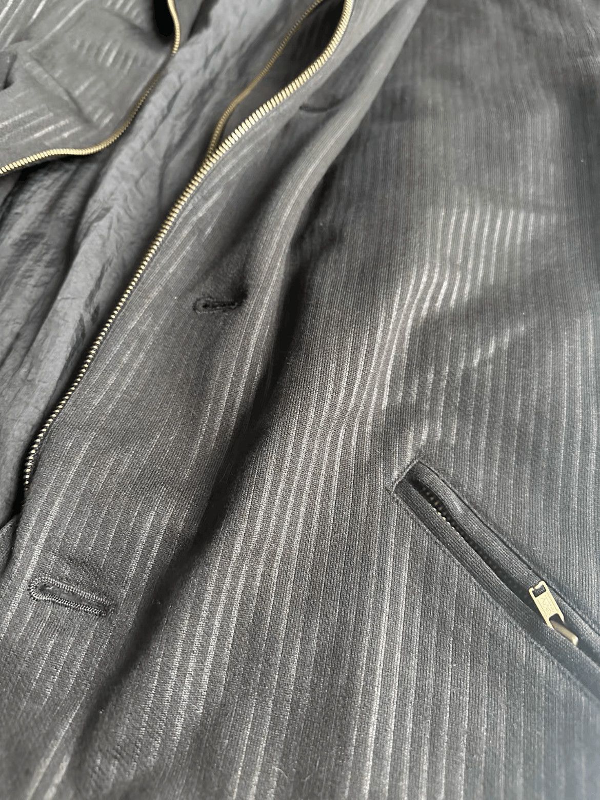 Issey Miyake Issey Miyake Men Y-Neck Jacket-2508 Size US M / EU 48-50 / 2 - 4 Thumbnail