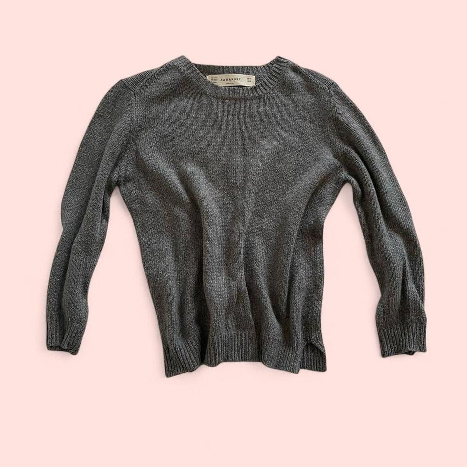 Zara Zara knit Grey sweater Size M / US 6-8 / IT 42-44 - 2 Thumbnail