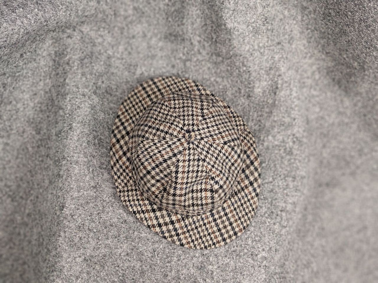 Barbour Vintage 70's Barbour Wool Tweed Sherlock Holmes trilby hat Size ONE SIZE - 3 Thumbnail